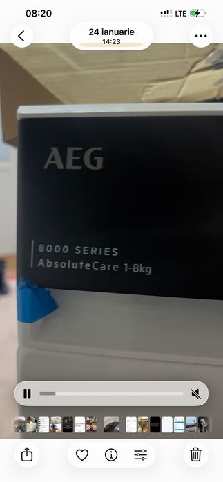 Uscător de rufe AEG nou nouț .. Tara de proveniență Germania