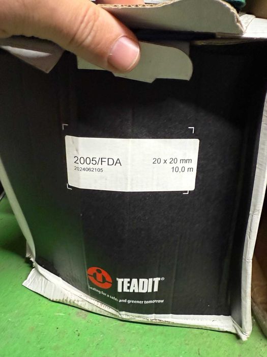 TEADIT 2005 FDA въже 20x20мм - 10метра  диагонално плетено Ново