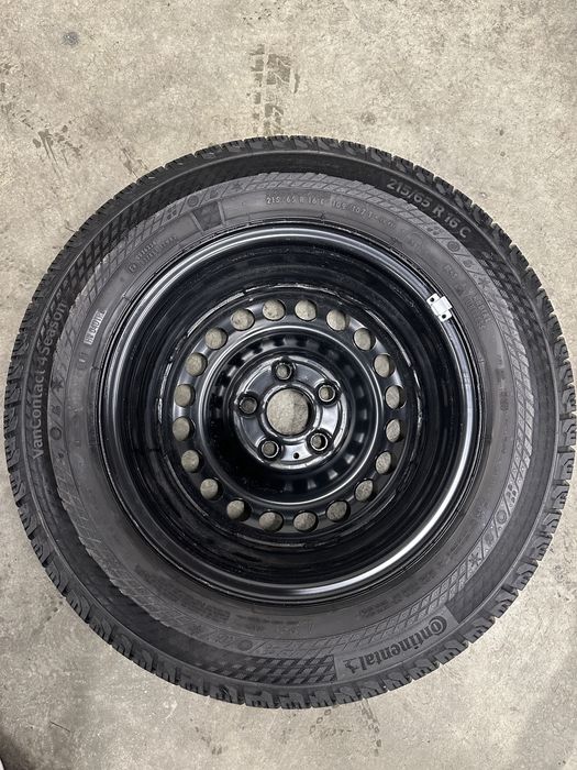 Roată rezervă 215/65 R16C Continental VanContact 4Season - Jantă 5 găuri