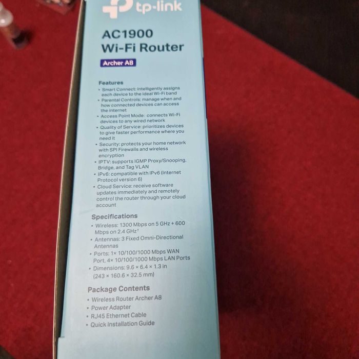 Рутер TP-Link Archer A8 AC1900 - Archer A8