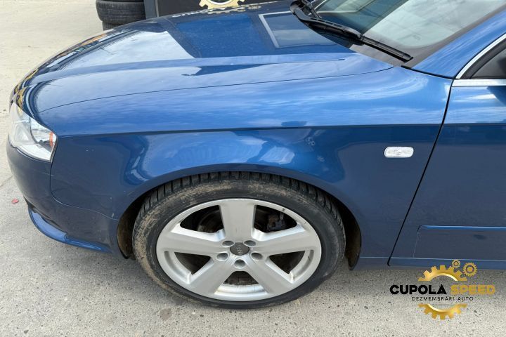 Aripa fata stanga culoare LZ5C Audi A4 B7 [2004 - 2008] S-Line 2.0TDI