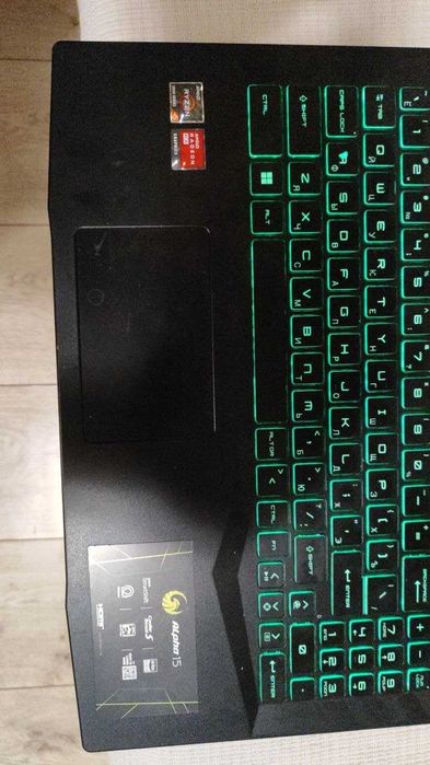 ноутбук MSI Alpha 15 B5EEK игровой