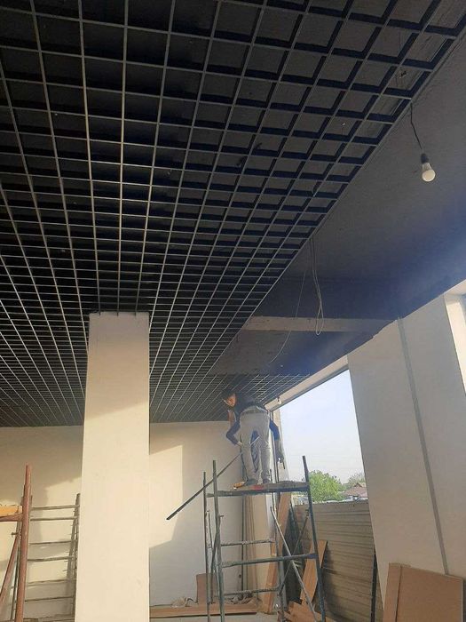 Грильято потолок | Грилято | сеточный потолок | клеточный | Grilyato |