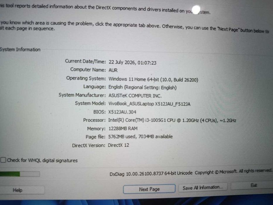 Asus F512JA Laptop-Noutbook