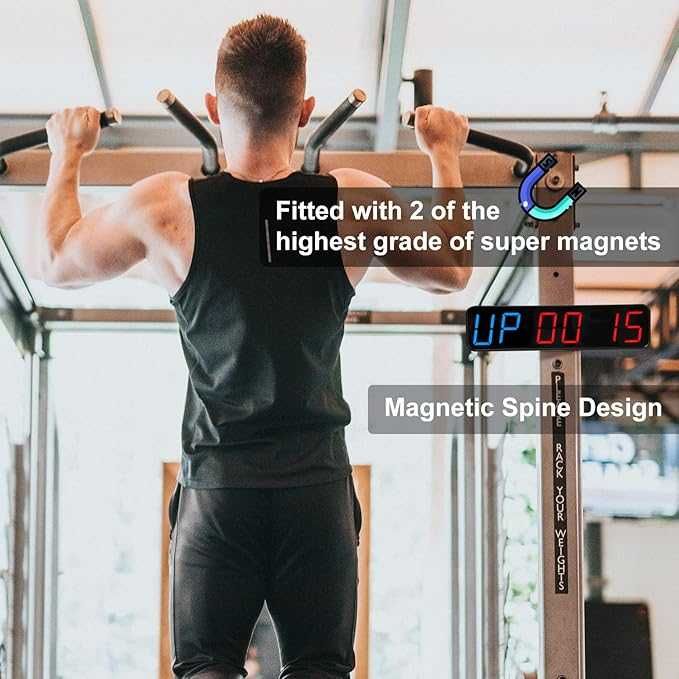 Таймер за фитнес с LED  дисплей и дистанционно Jhering