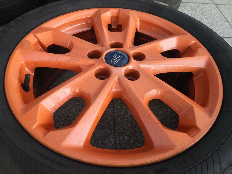 5х108 Форд торнео Ford torneo 5x108 17 цола джанти с датчици гуми 205 55 17 Goodyear