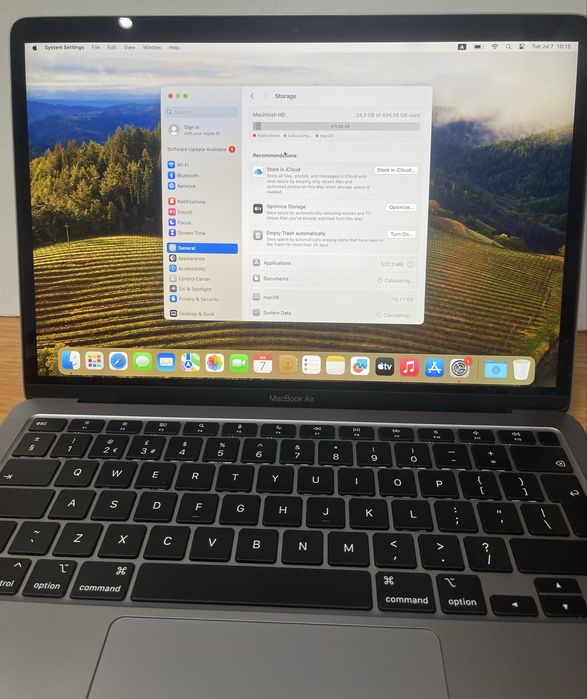 Apple Macbook Air 13” (M1) 512GB Silver 89%