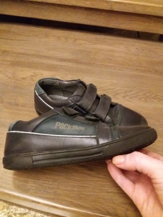 Miniman ботиночки, кожаные кеды