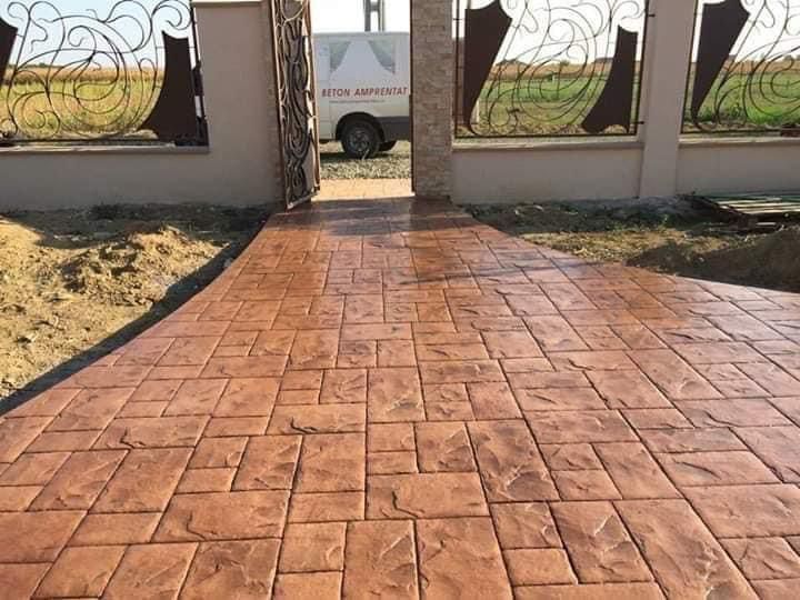 Beton amprentat ieftin