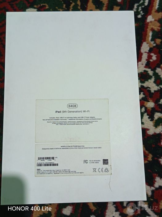 Ipad 9 64gb,yomkost 86%, kar dok full komplekt, 2yil garantiya beraman