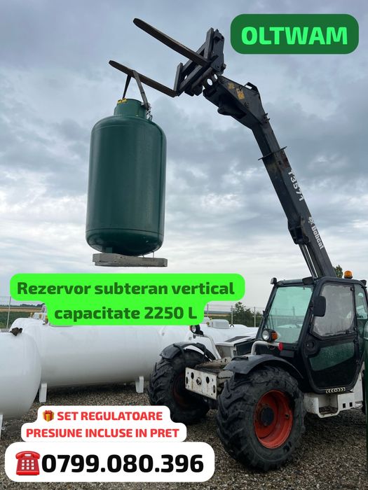 Rezervor gaz propan / gpl subteran vertical 1650 L