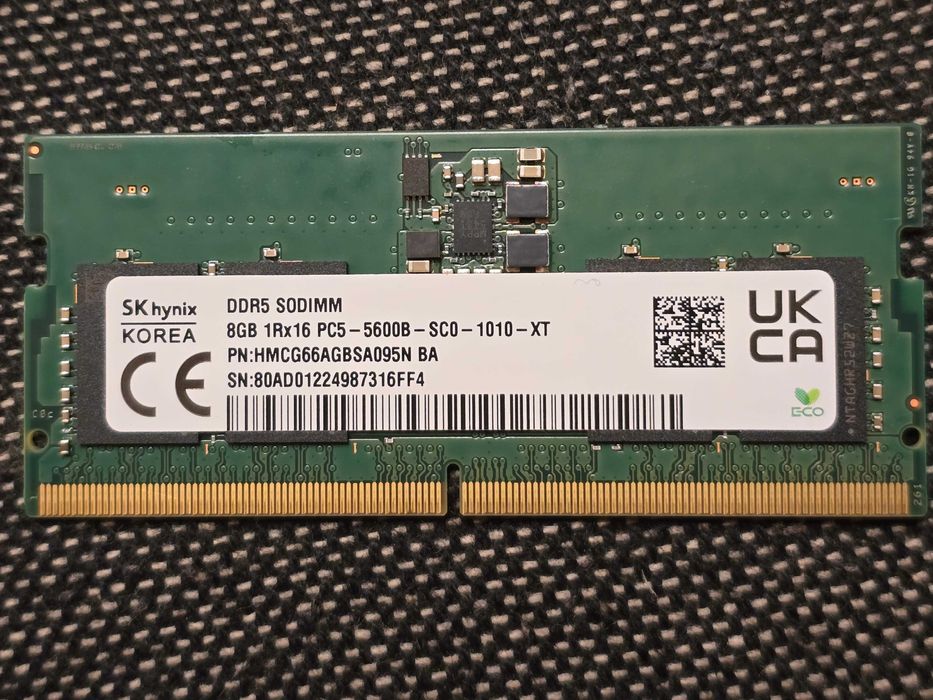 Memorii RAM Laptop SK Hynix Dual Kit DDR5 SODIMM 16GB (8+8) 5600 MHz