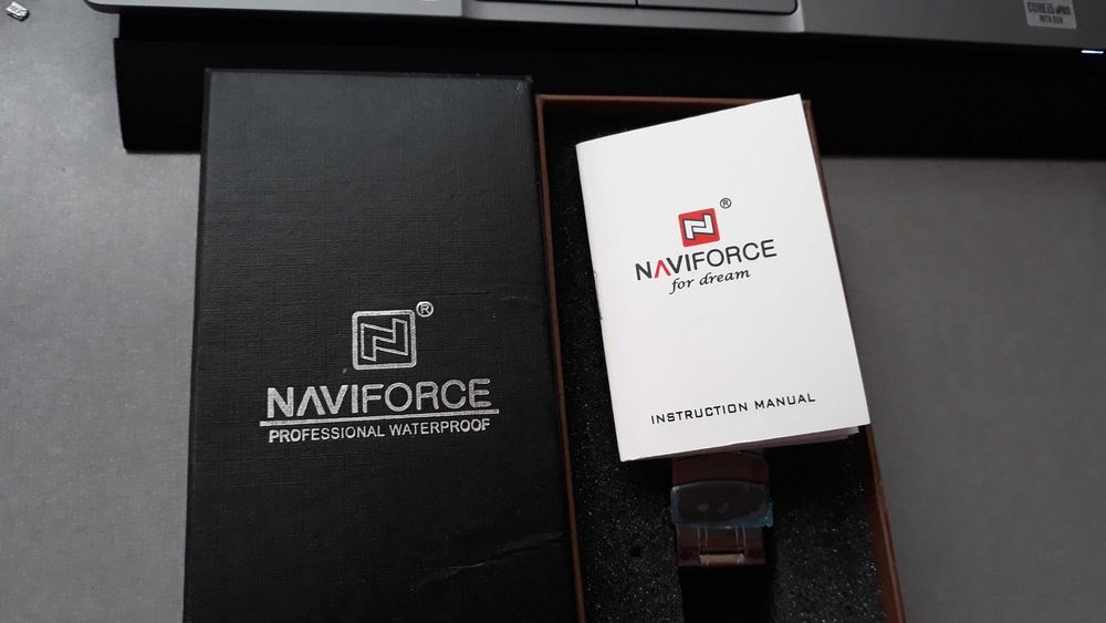 Мъжки часовник Naviforce NF9145M розово злато