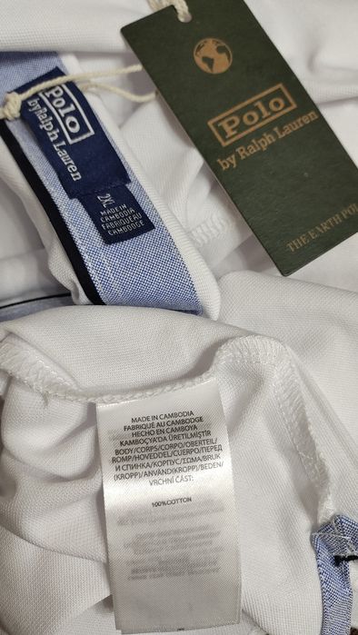 Поло "Ralph Lauren" и футболки чисто белого цвета