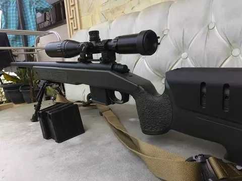 Vand Pusca Modificata (Cu Aer Comprimat cal.6mm) + Luneta Airsoft Arc