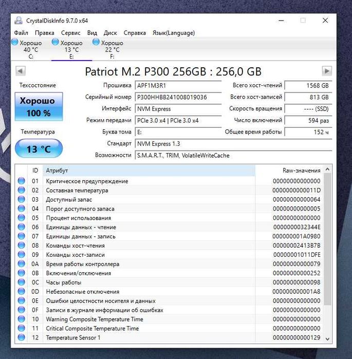 SSD 256GB nvme М2 нвме для ноутбука и пк