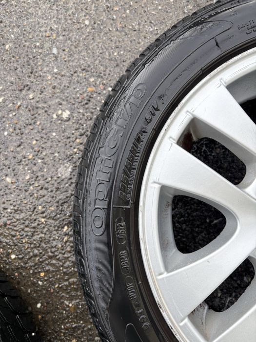 Set 4 jante aluminiu Bmw r16 cu anvelope de iarna