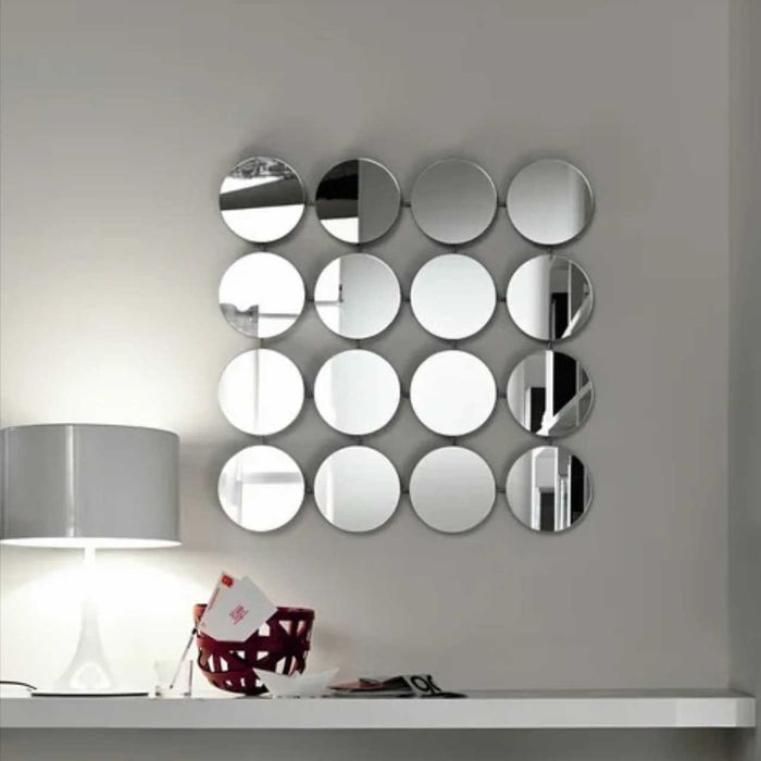 Золотое зеркало и серебряное зеркало.