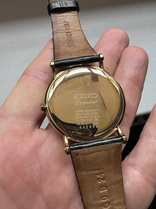 Seiko Premier Gold Sapphire