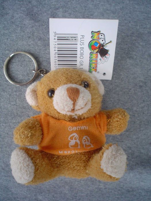 Breloc ursulet plus  zodia gemeni