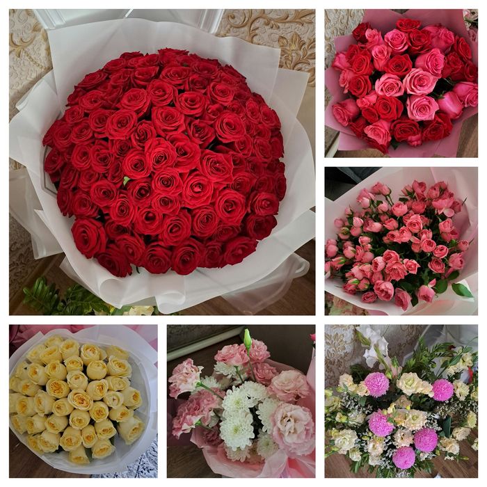 Продам готовые букеты цветов.