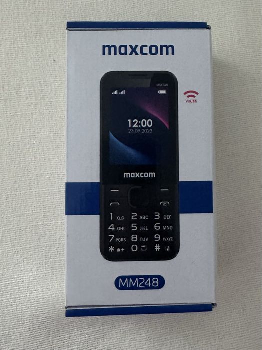 Maxcom MM248 4G VoLTE – Telefon cu taste, Nou, Sigilat