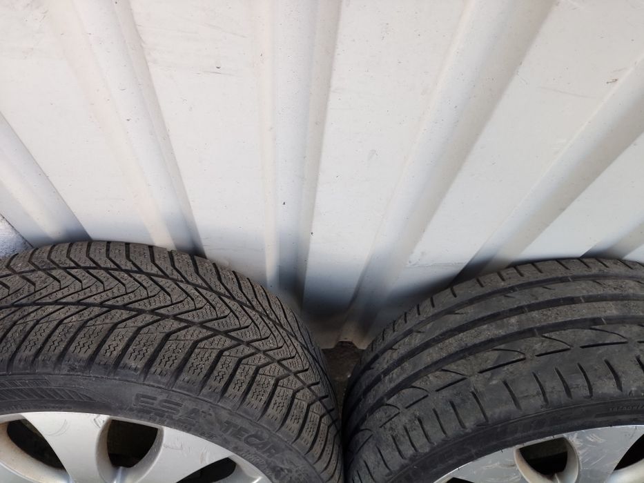Jante 17" 5x112 + anvelope 225 45 Skoda Octavia Superb Passat Audi