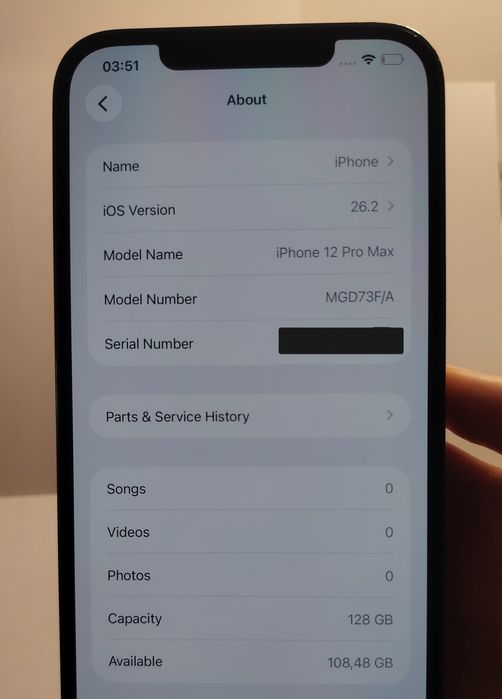 iPhone 12 Pro Max 128GB Graphite
