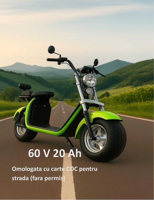 Scuter electric/Scooter HARLEY Blak 20
