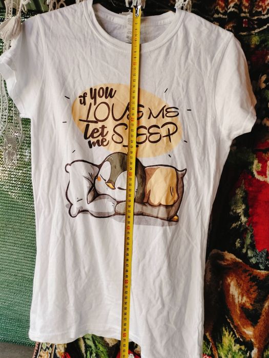 Tricou damă Gildan Softstyle Ring Spun "If You Love Me Let Me Sleep", mărimea M