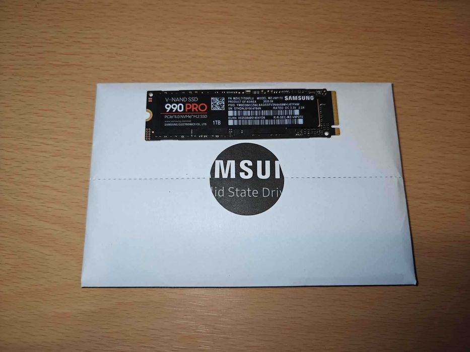 SSD 1TB Samsung 990 PRO 7450MB/s slot m.2 Nvme PCIE 4.0 x4 nou
