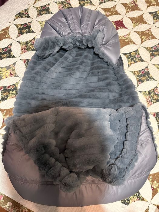 Теплый конверт на выписку осень-зима