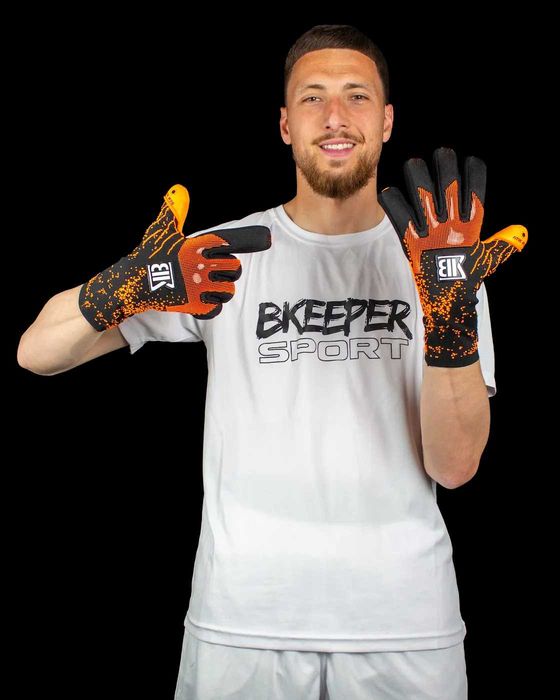 Вратарски ръкавици Bkeeper ATIK #26 Orange размер 6