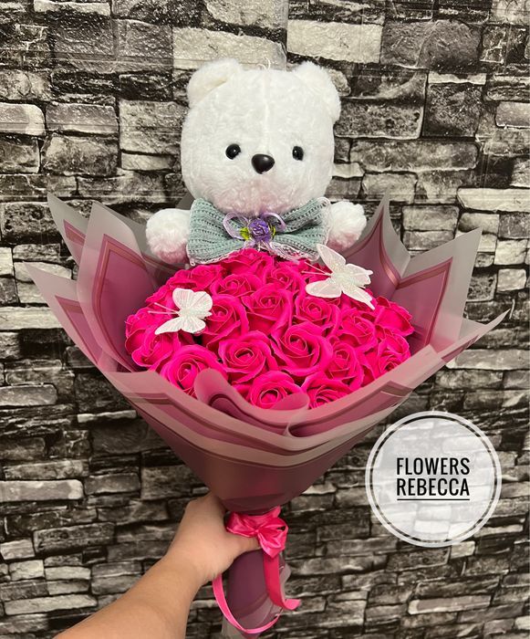 Aranjamente trandafiri de sapun