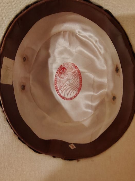 Casca pluta coloniala palarie interbelica