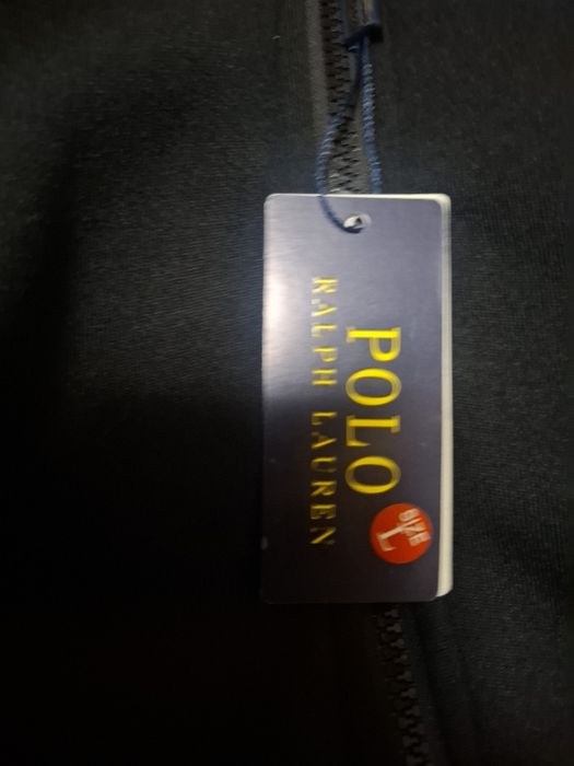 Hanorac Polo Ralph Lauren cu fermoar negru (L)