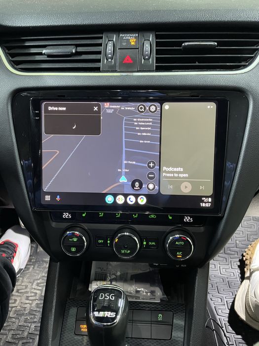 Navigatie  Android Skoda Octavia 3 Carplay