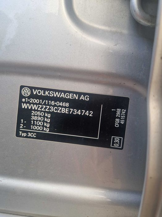 Volkswagen Passat CC 2.0 170k.c на части.