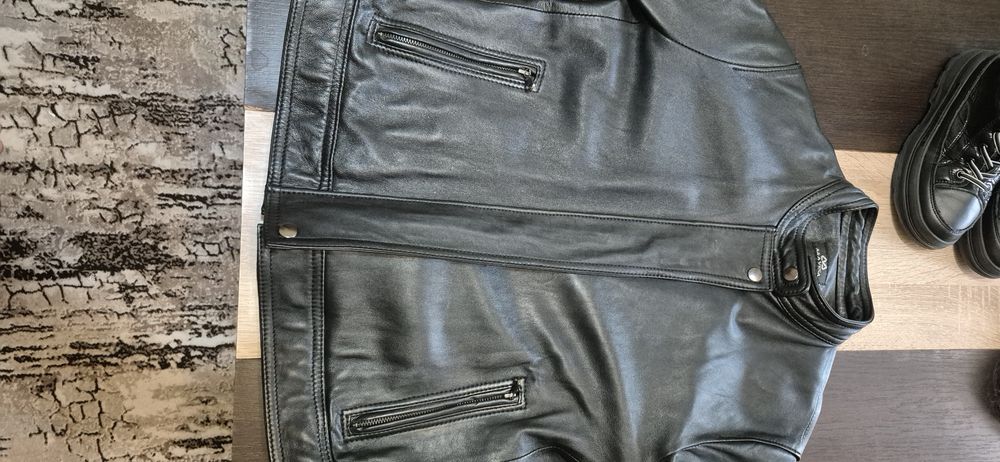 Geaca piele naturala xl,unisex