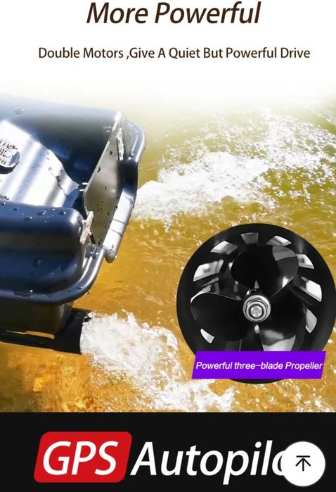 Лодка за захранка-40 точки GPS KAТАМАРАН BOATMAN  бонус сак,зарядно 12