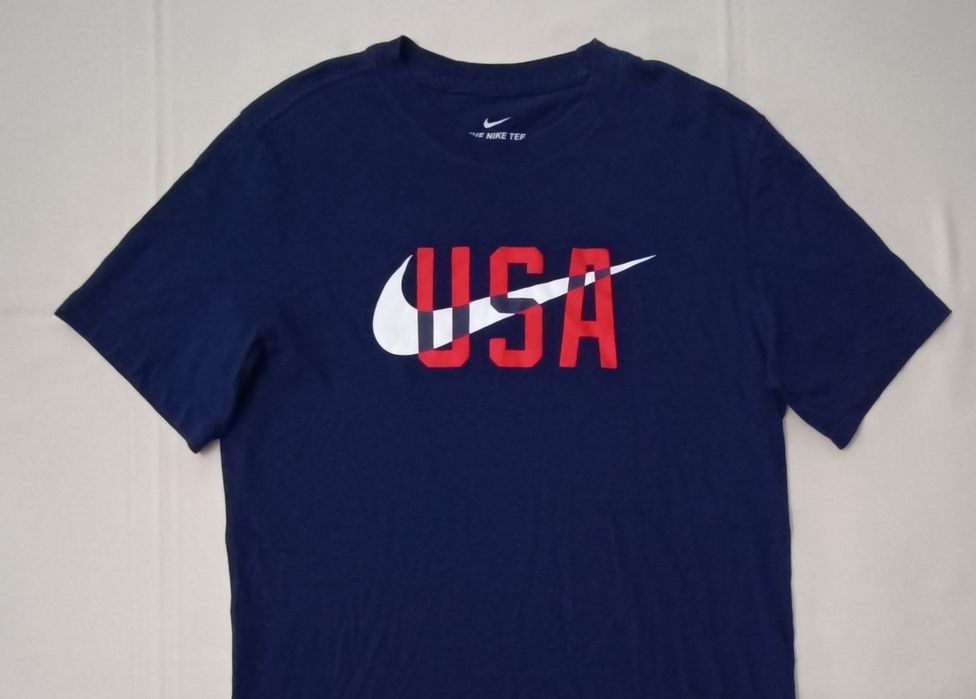 Nike Sportswear USA Tee оригинална тениска S Найк САЩ памук спорт фланелка