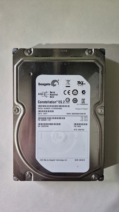 HDD Hard disk 2TB Seagate SAS Constellation ES.2