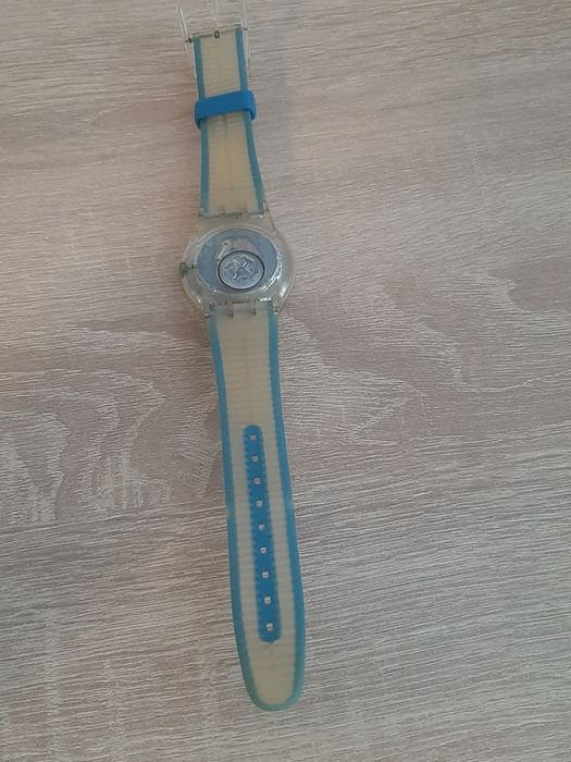 Ceas Swatch Jelly Blue – Model Transparent Skeleton (Swiss Made)