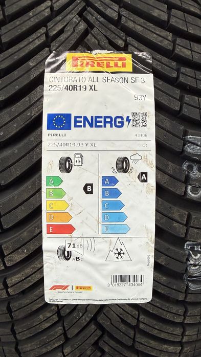 Гуми Пирели 225/40/R19 чисто нови!!