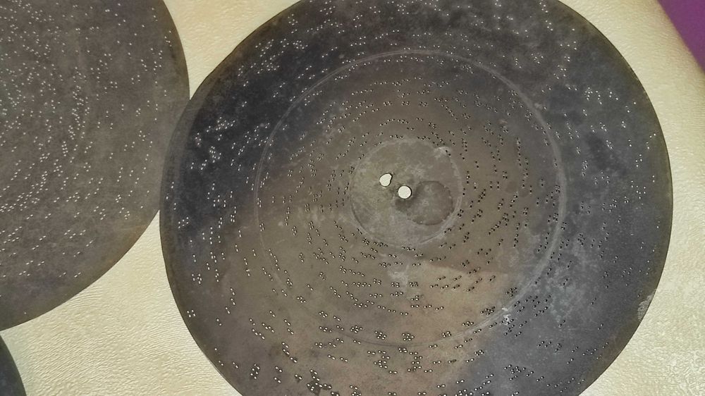 3 discuri metalice pt. cutie muzicala