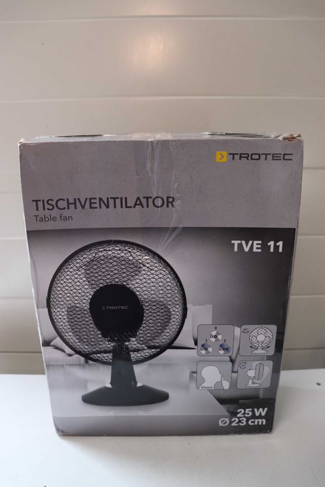 TROTEC TVE 11 Настолен вентилатор 25W Автоматичен осцилиращ,2 скорости
