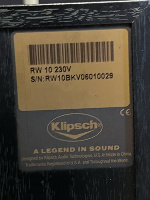 Subwoofer Klipsch RW-10