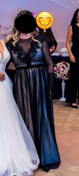 Rochie de seara neagra marimea 44