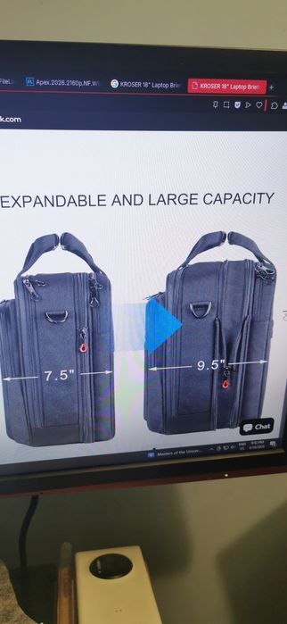Geanta laptop 18" noua
