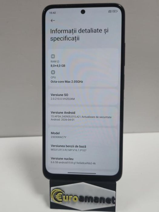 Telefon mobil Xiaomi Redmi Note 12S, Dual SIM, 128GB, 6GB RAM, 4G -P-